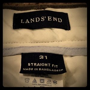 Lands End Grey/Green Khakis